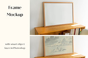 Photo Frame Mockup Horizontal, a Print Template by LOPEstudio (Thumbnail 1 of 5)