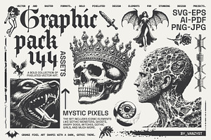 144 MysticPixels Graphic Pack