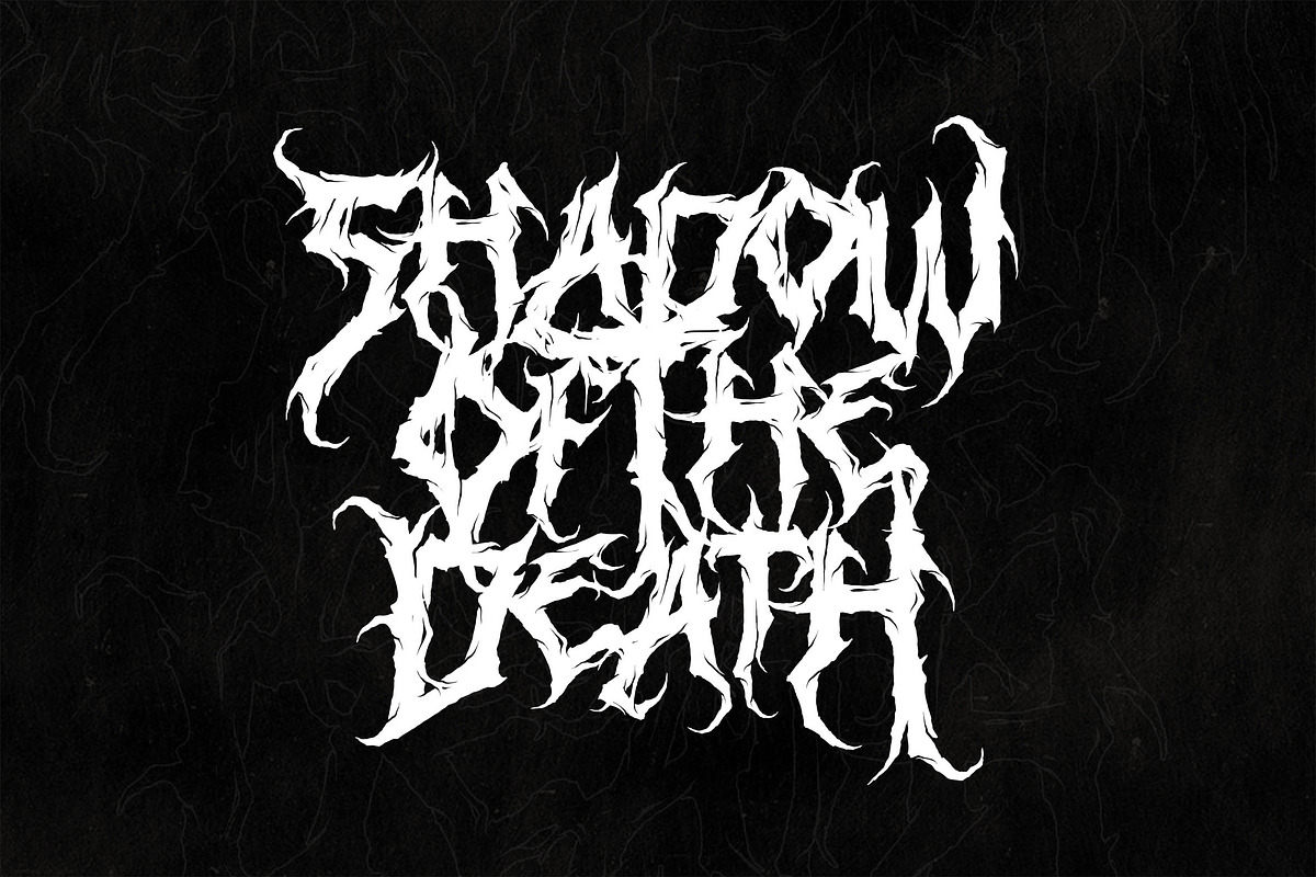 Heartless - Premium Death Metal, a Blackletter Font by Blackmetalfont (Photo 7 of 8)