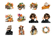 Hello Autumn Daily Life Clipart, a Seasonal Illustration by fashionaddict (Thumbnail 4 of 5)