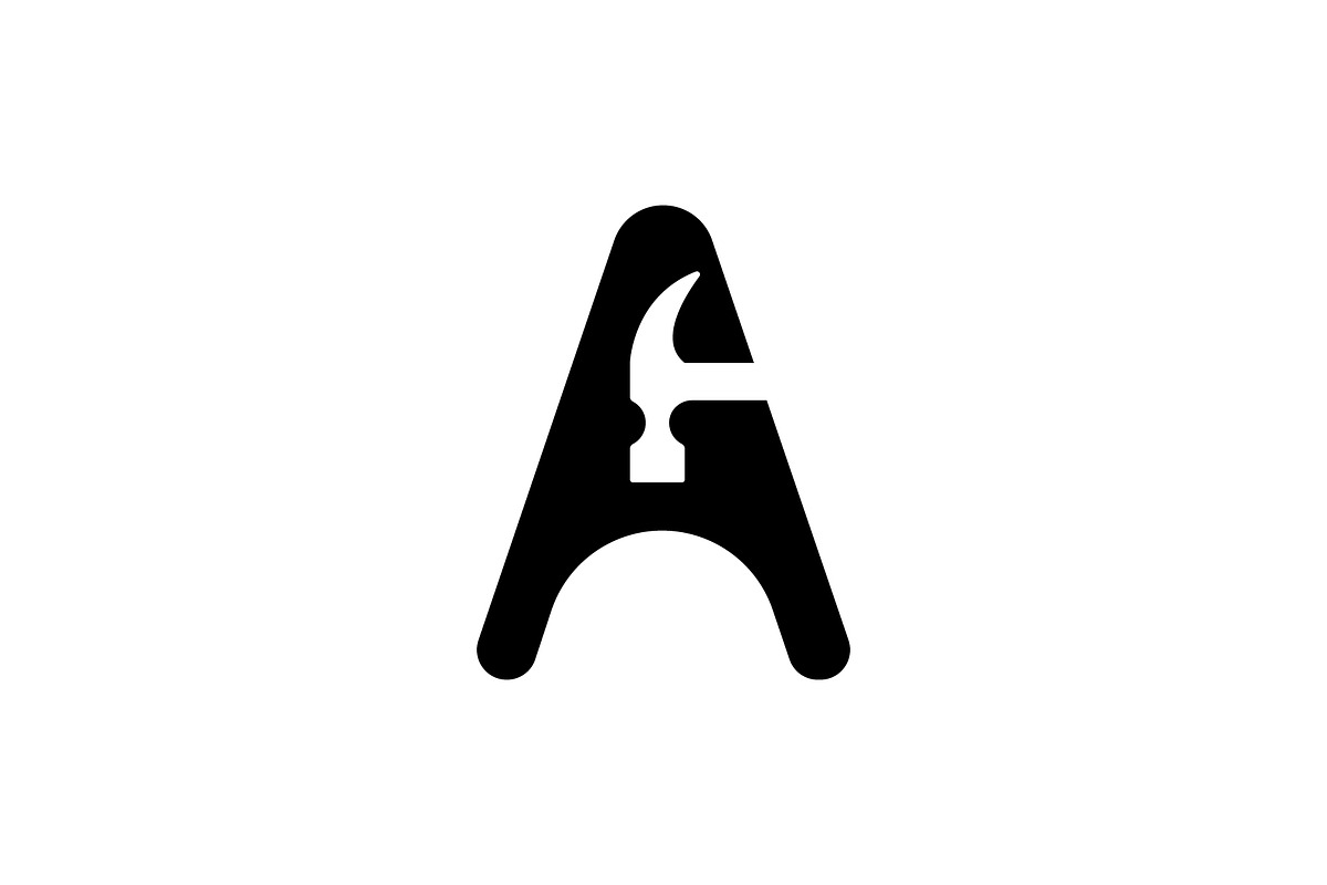 Letter A Hammer Logo, a Branding & Logo Template by Salman Shop (Photo 2 of 2)