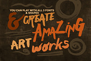 Chocoleta Typeface, a Script Font by Cruzine (Thumbnail 3 of 5)