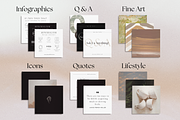 The Minimalist Template Bundle, a Social Media Template by The Flossy Finch (Thumbnail 4 of 15)