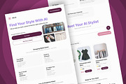 Velia AI Fashion Sales Agent Landing, a Landing Page Template by productype1 (Thumbnail 4 of 5)
