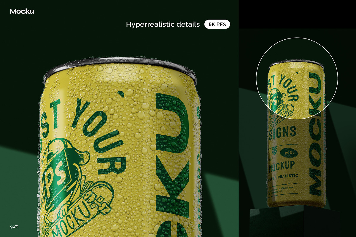 Can Bundle - 25cl (8.4oz), a Cups & Container Mockup by Mocku (Photo 9 of 13)