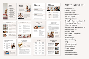 Fitness Ebook Template