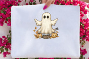 Halloween Spooky Ghost Clipart, a Seasonal Illustration by SVGArt (Thumbnail 4 of 5)