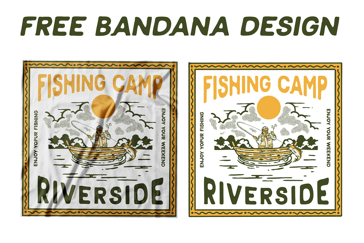 Fishing Outdoor Illustrations, an Object Illustration by Oldden Works (Photo 6 of 11)
