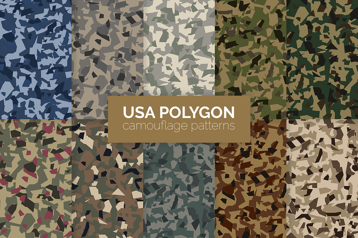 240 Camouflage Patterns Bundle, a Pattern Graphic by 3Y_Design (Photo 12 of 26)