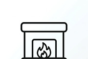 42 Vector Cozy Autumn Outline Icons, an Outline Icon by adenpinkstore (Thumbnail 15 of 16)