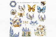 BLUEBONNET FLOWER CLIPART, an Object Graphic by EllyandLima (Thumbnail 2 of 7)