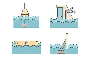 Various types of buoys and equipment, an Animal Illustration by ZinetroN