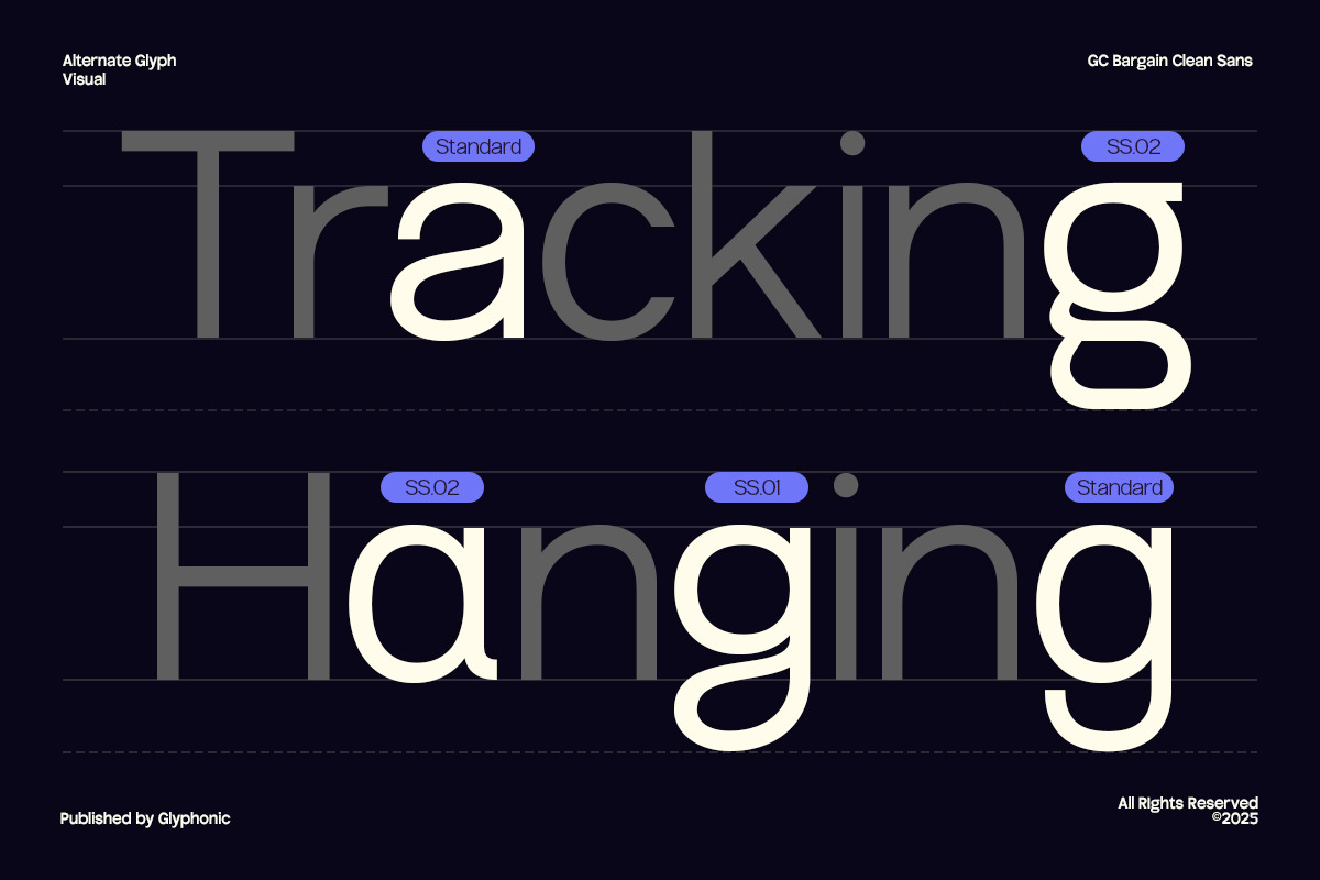 GC Bargain - Clean Sans Typeface, a Sans Serif Font by Glyphonic (Photo 6 of 15)