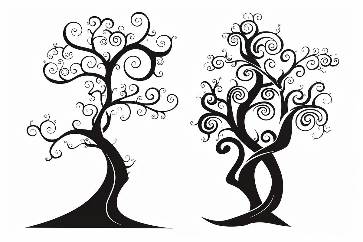 Tree Laser Cut Bundle | Decorative, a Graphic by jahid234 (Photo 9 of 9)