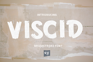 Viscid | Brush Font