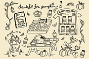 Pumpkin Illustrations, a Food Illustration by AJ Doodles (Thumbnail 2 of 16)