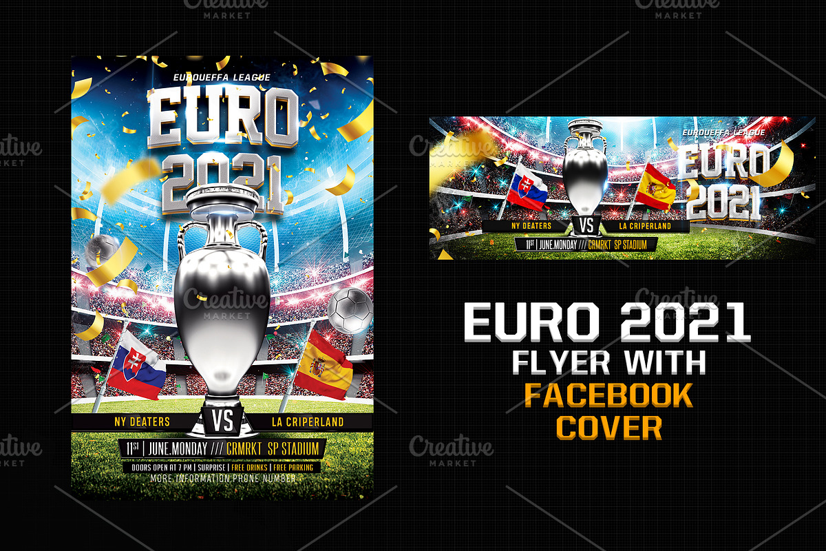 Euro 2020 Soccer Flyer, a Flyer Template by Basez Flyers (Photo 2 of 4)