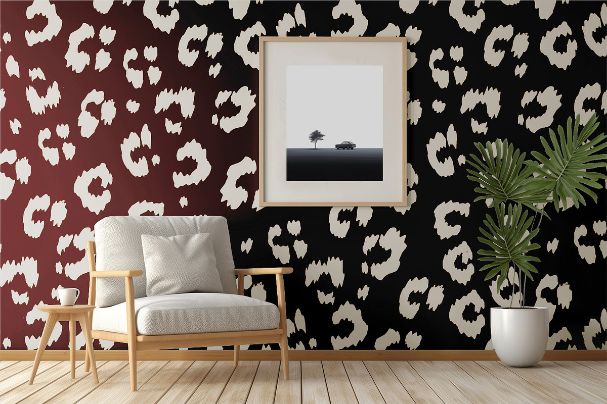 Beige Leopard Spots, a Wallpaper Graphic by MalyskaStudio (Photo 4 of 6)