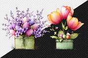 Whimsical Summer Flowers Png Clipart, an Illustration by Creative Art (Thumbnail 8 of 8)