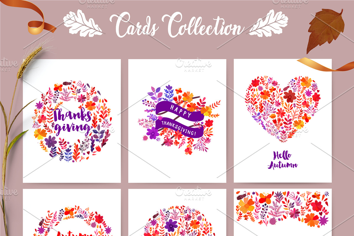 Autumn and Thanksgiving Collection, a Pattern Graphic by Markovka (Photo 7 of 7)