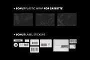 CASSETTE TAPE MOCKUP, a Packaging Mockup by BORT GRAPHIC (Thumbnail 7 of 8)