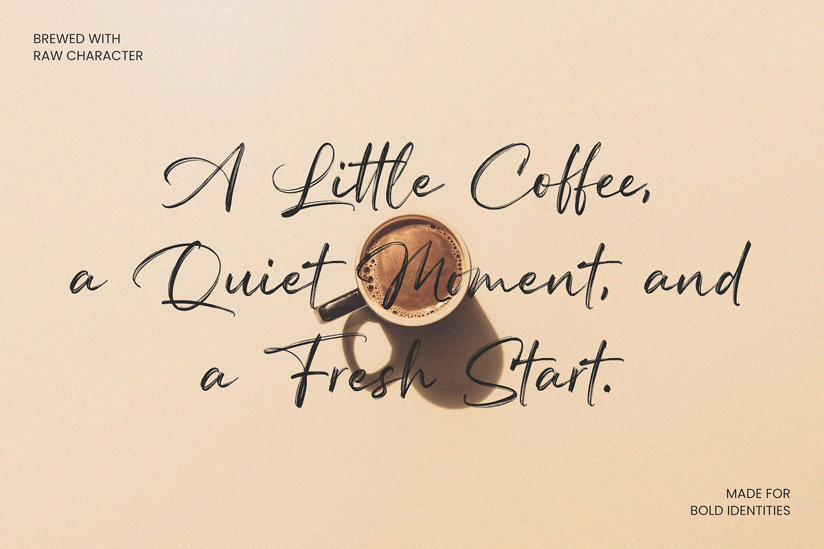Roastland - Natural Brush Font, a Handwritten Font by Sibelumpagi Studio (Photo 5 of 10)
