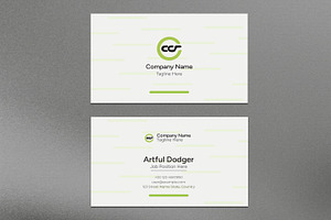 Modern Business Card Design, a Business Card Template by MightyDesign