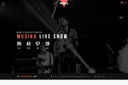 Musika - Music Band WP Theme, a WordPress Template by TemPlaza (Thumbnail 2 of 5)