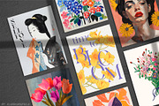 BLOOMING - mixed art prints gallery, an Object Graphic by alenaganzhela (Thumbnail 7 of 12)