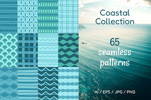 Coastal Patterns Collection, a Decorative Illustration by yarynabo