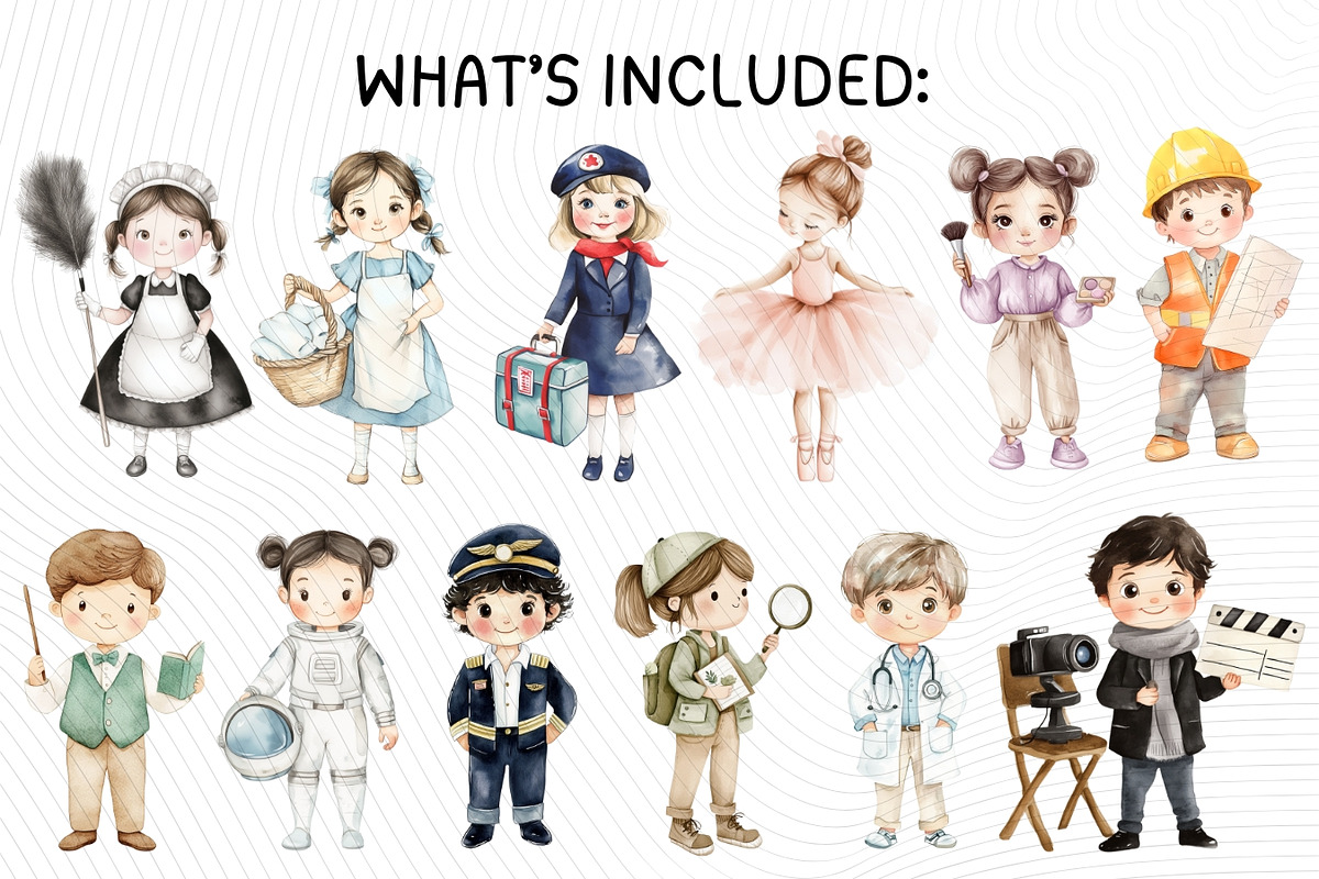 My Dream Jobs Clipart Set, a Person Illustration by PassionPNGcreation (Photo 7 of 12)