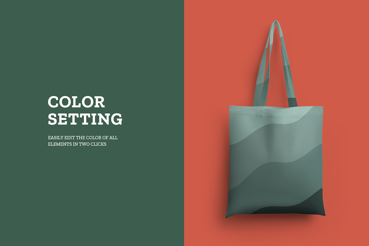 8 Shopping Tote Bag Mockups, a Product Mockup by Grow Design Craft Studio (Photo 3 of 7)