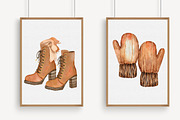 Watercolor Fall Fashion Clipart, an Illustration by Libby Wishes (Thumbnail 5 of 5)