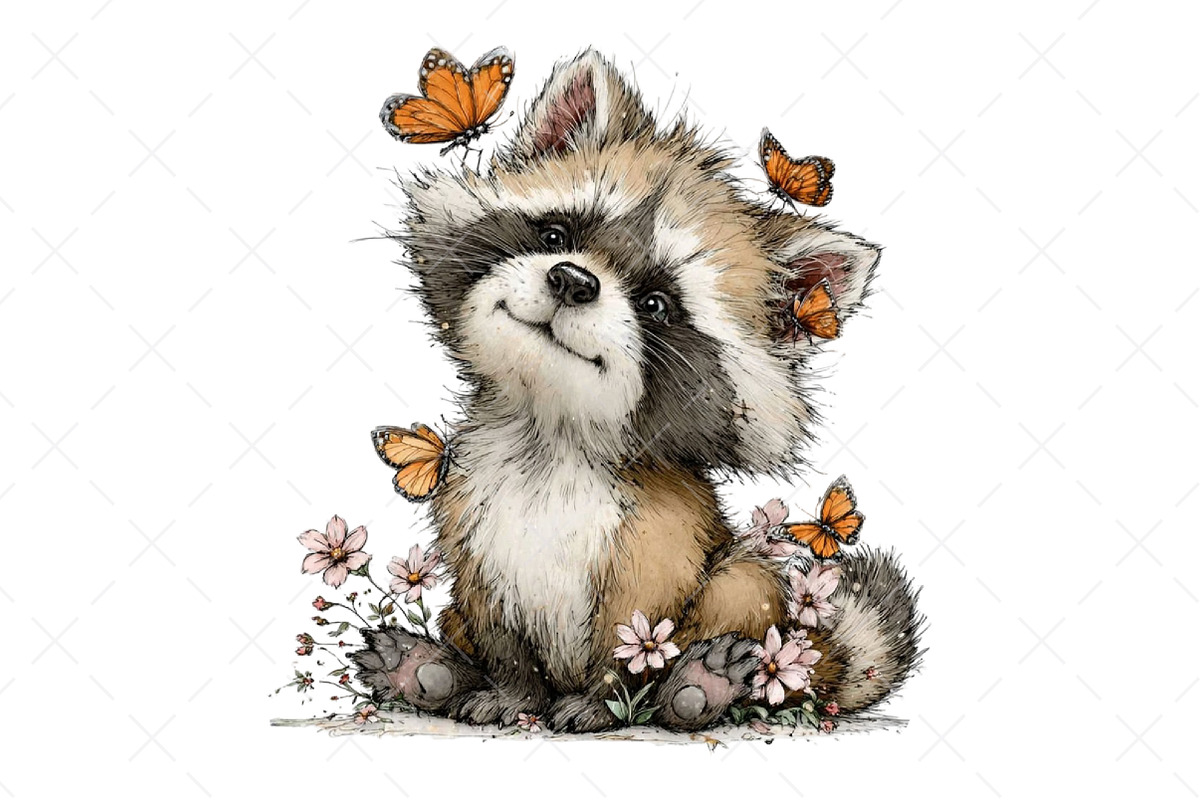Whimsical Woodland Summer Animals, an Illustration by Craft Nest (Photo 12 of 12)