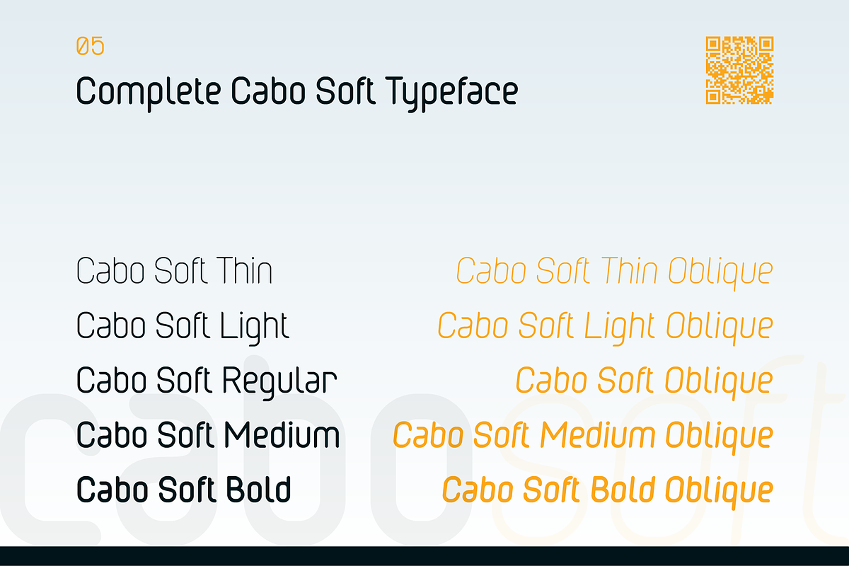 Cabo Soft Oblique Font, a Sans Serif Font by Bogdan Casota (Photo 6 of 6)