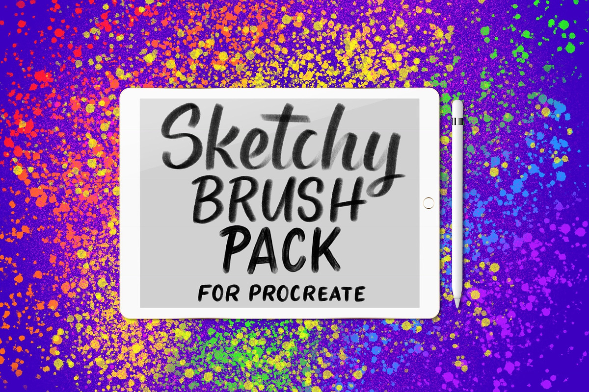 Sketchy Procreate Brush Pack, a Brush Add-On by Alexis Gentry (Photo 1 of 7)