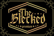 Gettegle Blackletter Font, a Blackletter Font by Bayuktx (Thumbnail 2 of 9)