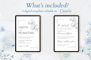 Canva **Elegant Wedding** Invitation, an Invitation Template by ElladesignCo (Thumbnail 3 of 5)
