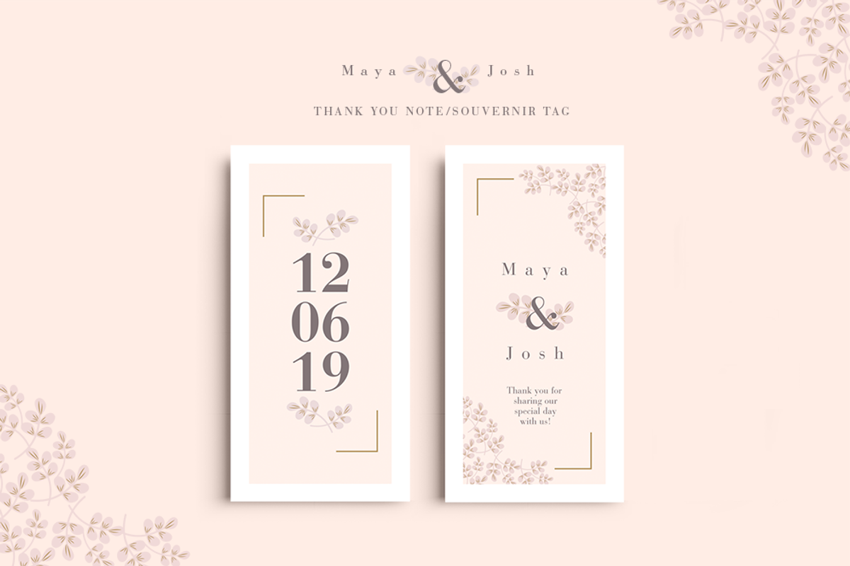 Wedding Collection: 7 sets-49 files, an Invitation Template by Werlang Paper (Photo 22 of 46)