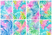 Tropical Leaves Pattern, a Pattern Graphic by Paper & Pattern Studio (Thumbnail 2 of 8)