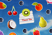 Halftone Fruit - Digital Stickers, an Object Graphic by jordynonacloud (Thumbnail 6 of 6)
