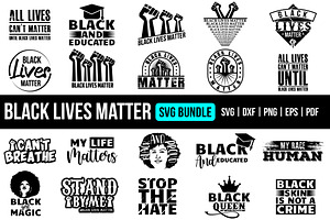 Black Lives Matter SVG Bundle Vol.7