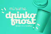 Amio; 6 Fonts Geometrical Script, a Script Font by Eko Bimantara (Thumbnail 6 of 6)