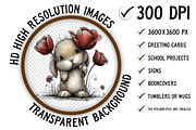 Spring Animal Clipart Png, an Illustration by Craft Nest (Thumbnail 2 of 10)