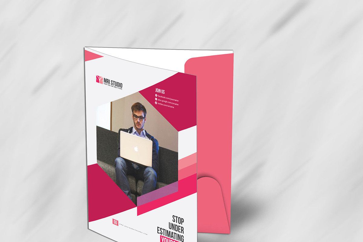 Corporate Presentation Folder, a Stationery Template by MRI STUDIO (Photo 2 of 10)