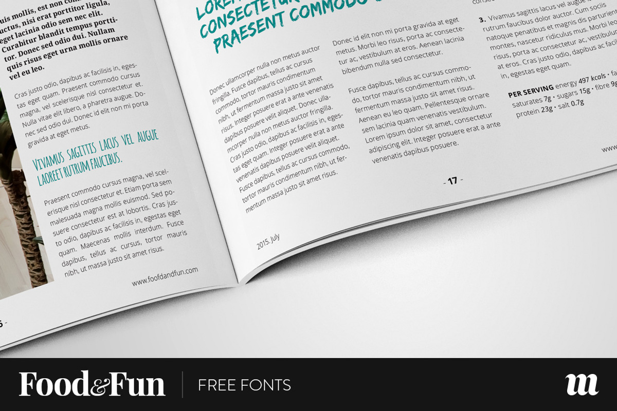 Food&Fun Magazine InDesign Template, a Magazine Template by Mate Toth (Photo 3 of 5)