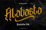 Alabasta - The Blackletter Font, a Blackletter Font by edukka (Thumbnail 1 of 8)