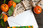 Watercolor Mandarin Fruits Vol. 2, a Food Illustration by Olga Begak Art & Design (Thumbnail 7 of 8)