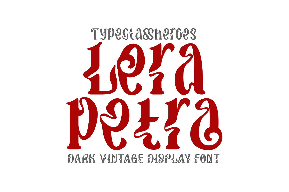 Lerapetra Display Font, a Blackletter Font by TypeClassHeroes (Photo 9 of 10)