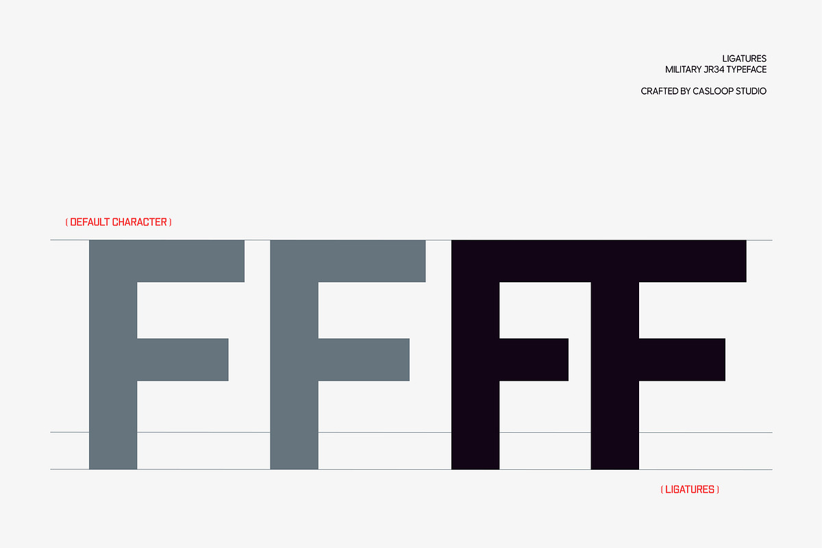 Military JR34 - Adventure 9 Fonts, a Sans Serif Font by Casloop Studio (Photo 7 of 9)